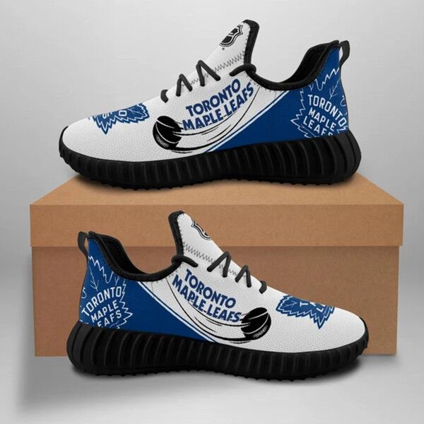Men's NHL Toronto Maple Leafs Mesh Knit Sneakers/Shoes 002